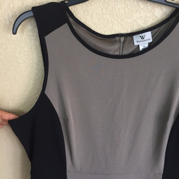 SALE
Worthington Color Block Sheath Dress E20/2 - Picture 3 of 8